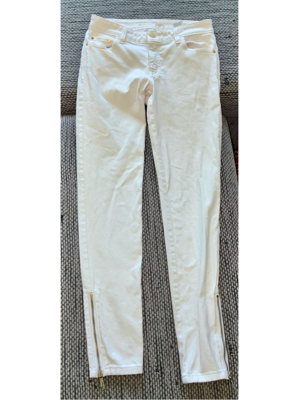 Michael Kors White Skinny Jeans, Sz 2